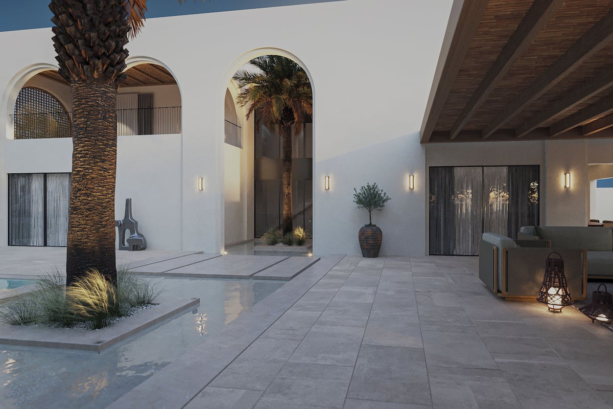 Villa, 4 Schlafzimmer, Nichtraucher (Private Pools) | Terrasse/Patio