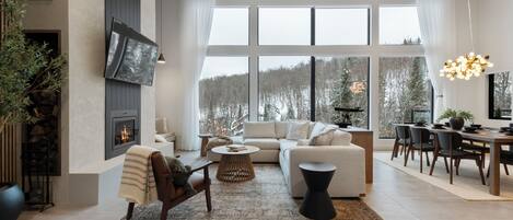 Chalet | Oleskelualue | Älytelevisio, pöytäjalkapallopöytä, pöytätennispöytä