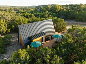 Exterior - Romantic A-Frame Escape • Hot Tub and King Bed (Hays County)