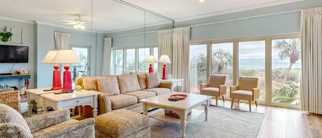 TV, DVD player, offices