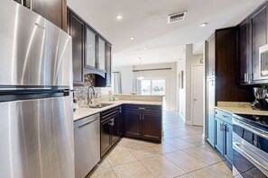 Coffee/tea maker, fridge, microwave, oven - Sunset oceanfront views, private beach access (Miramar Beach)