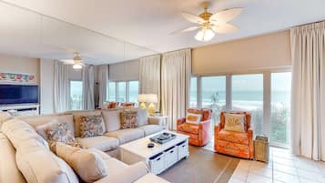 Een televisie en een dvd-speler