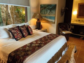 Iron/ironing board, free WiFi, bed sheets, wheelchair access - Exclusive Manzanillo Bay Residencias 1-bdrm, seaside condo in charming Troncones (Troncones)