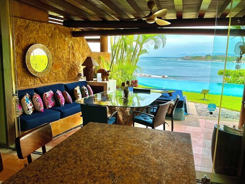 Exclusive Manzanillo Bay Residencias 1-bdrm seaside condo in charming Troncones