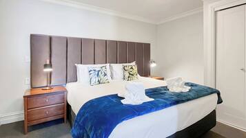 1 bedroom, travel crib, WiFi, bed sheets