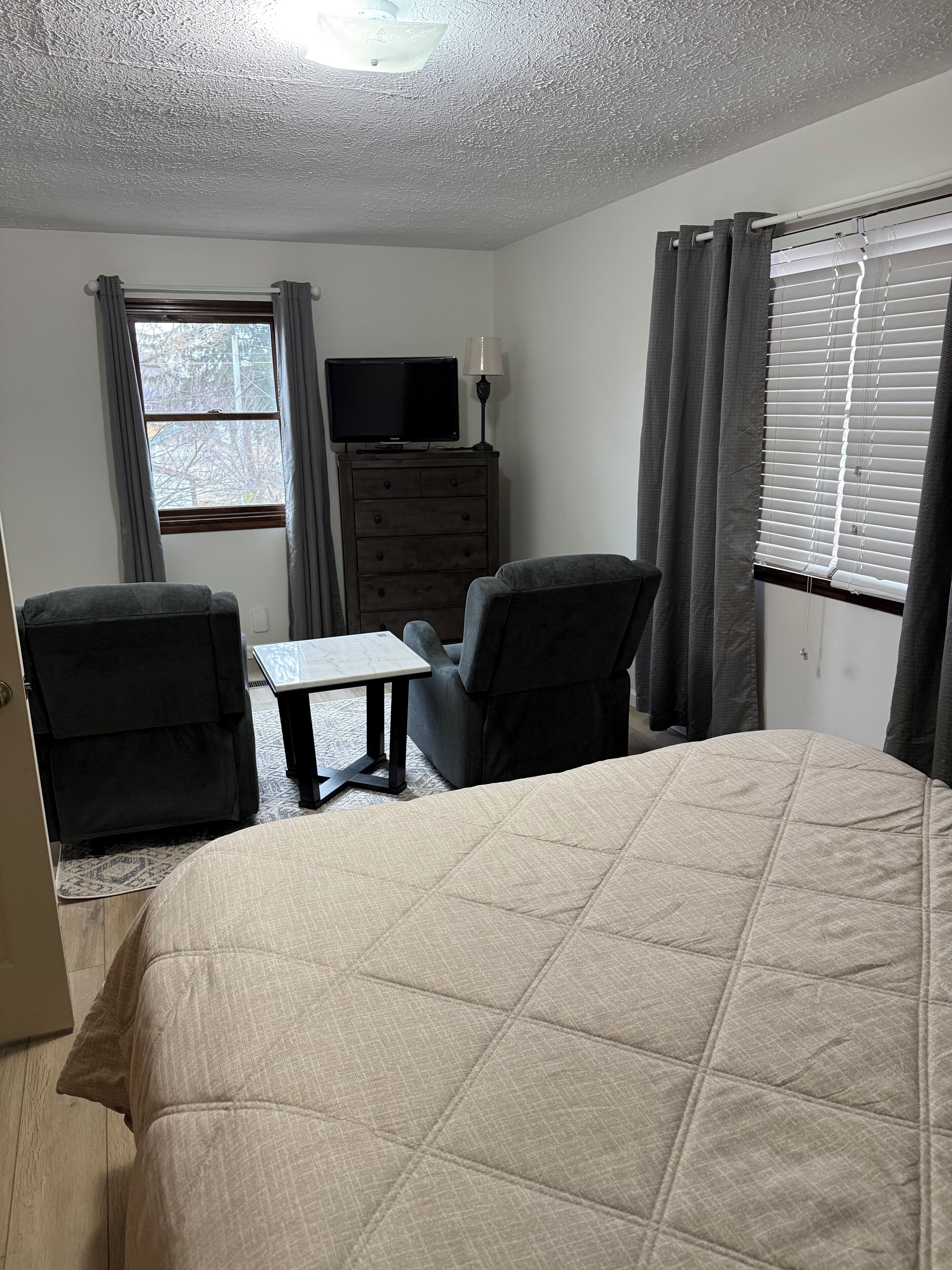 1 makuuhuone, silitysrauta/-lauta, ilmainen Wi-Fi, vuodevaatteet