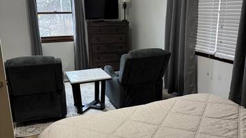 1 makuuhuone, silitysrauta/-lauta, ilmainen Wi-Fi, vuodevaatteet