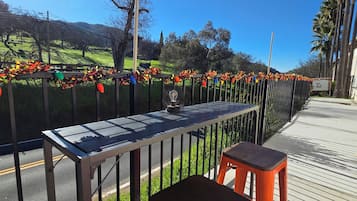 Rom – basic, 2 queensize-senger | Terrasse/patio