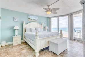2 bedrooms, iron/ironing board, free WiFi, bed sheets - Ocean Views + Pool, Tennis & Balcony – Steps to Daytona Beach (Daytona Beach Shores)