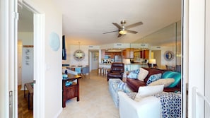 Smart TV - Oceanfront Serenity | Balcony Views + Pool | Peaceful Ponce Inlet Condo (Ponce Inlet)
