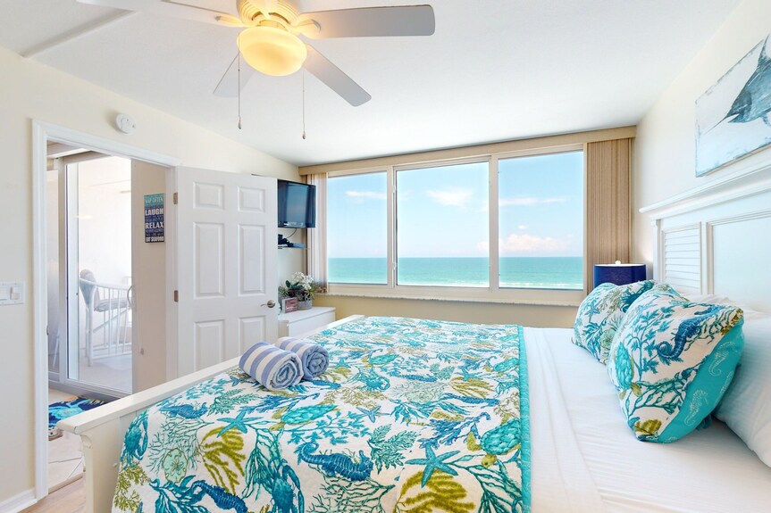 Oceanfront Serenity | Balcony Views + Pool | Peaceful Ponce Inlet Condo - Ponce Inlet, FL