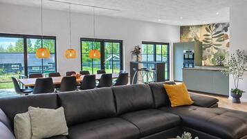 TV, foosball, table tennis