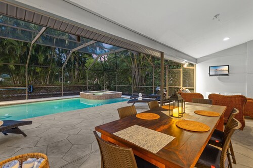 New! Bonita Bliss - 2 mi to Beach! Heated Pool/Spa and Game Room!