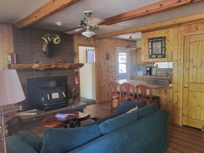 Smart TV, fireplace - Pinetop Vista - The Wildlife Cabin (Pinetop)