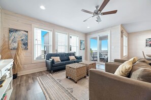 Smart TV - Coastal Chic Retreat | Steps to Beach, Pool Access & Gulf-View Balcony | BEACHBALL PROPERTIES (Gulf Shores)