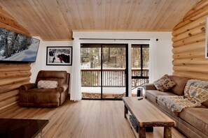 Smart TV, fireplace, video games - Ours De Ski Chateau at Snow Summit - Big Bear Basecamp Resort Condo w/ Hot Tub (Big Bear Lake)