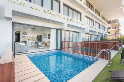 Cap Cana 2BR duplex with private pool walk to beach