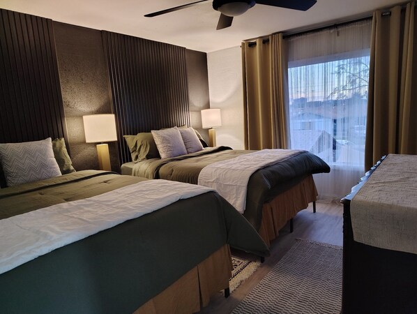 2 quartos, Wi-Fi de cortesia, roupa de cama