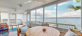 2BR Lakeside Home w/ Patio, Porch & AC