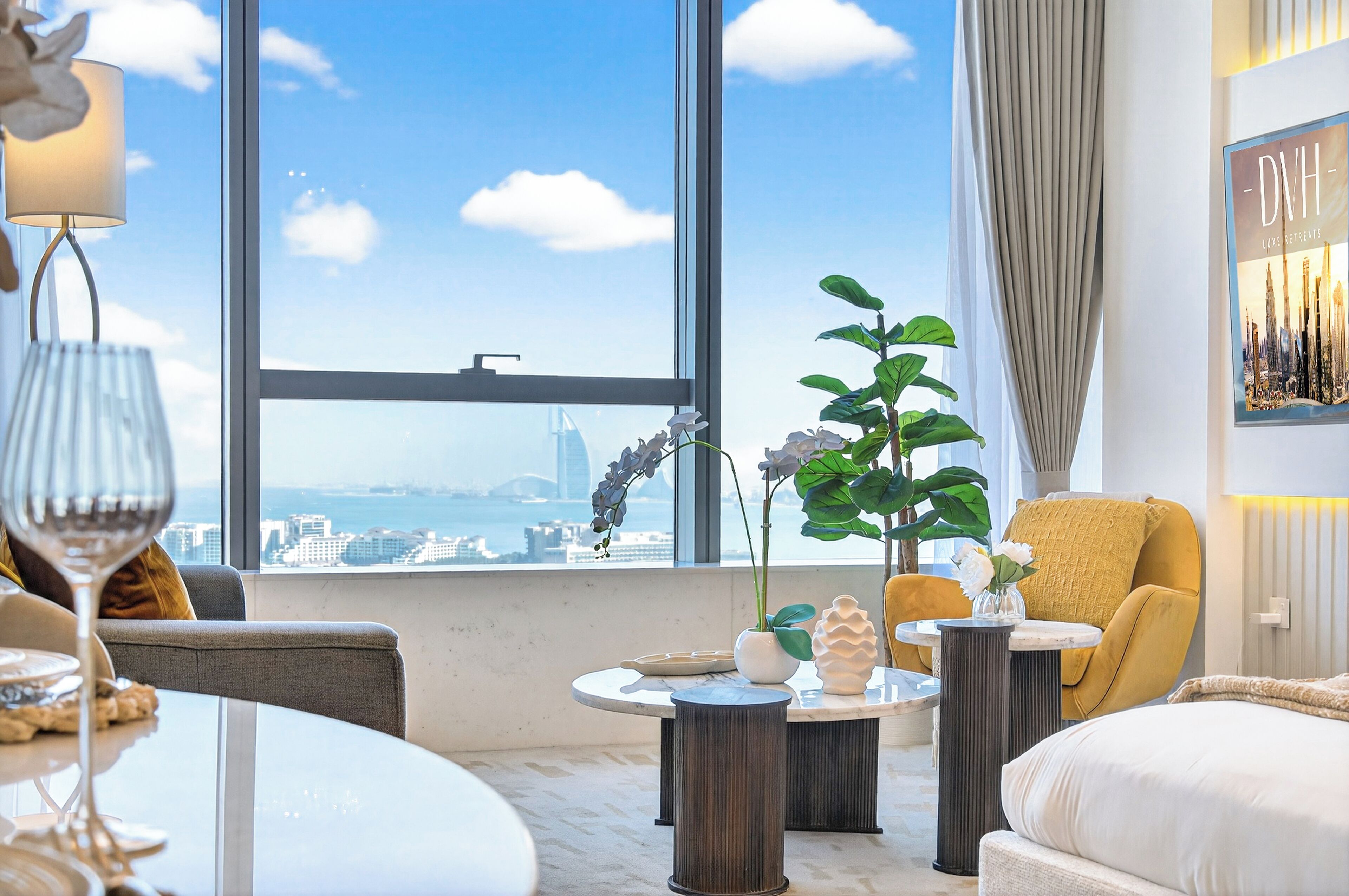 奢華開放式客房, 海景 | 客廳