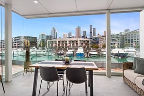 Dining - QV Stays Waterfront Retreat 2 Bed 2 Bath (Auckland)