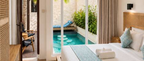 Villa, 1 Bedroom, Private Pool, Pool View | View from room
