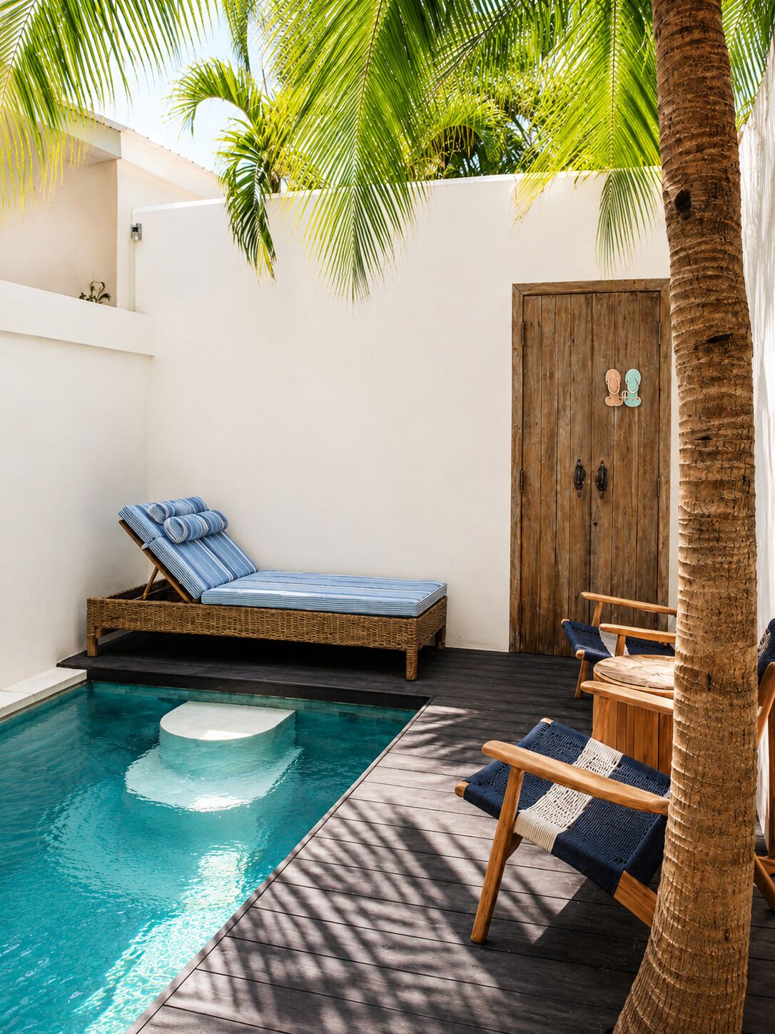 Villa, 1 King Bed, Private Pool, Pool View | Terrace/patio