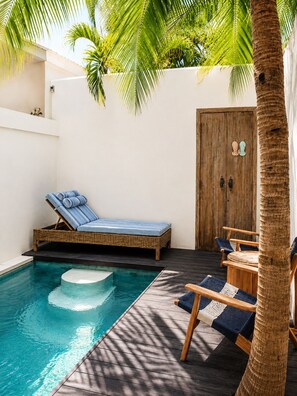 Villa, 1 Schlafzimmer, eigener Pool, Poolblick | Terrasse/Patio