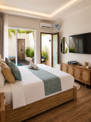Villa, 1 Schlafzimmer, eigener Pool, Poolblick
