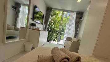 Habitación estándar, 1 cama Queen size, vista al jardín | Wifi gratis