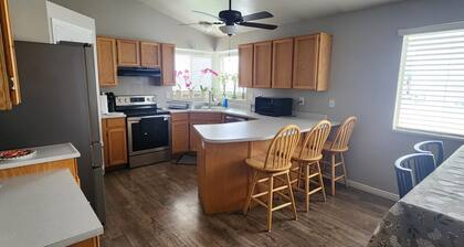 Private bedroom with a shared bathroom in west jordan