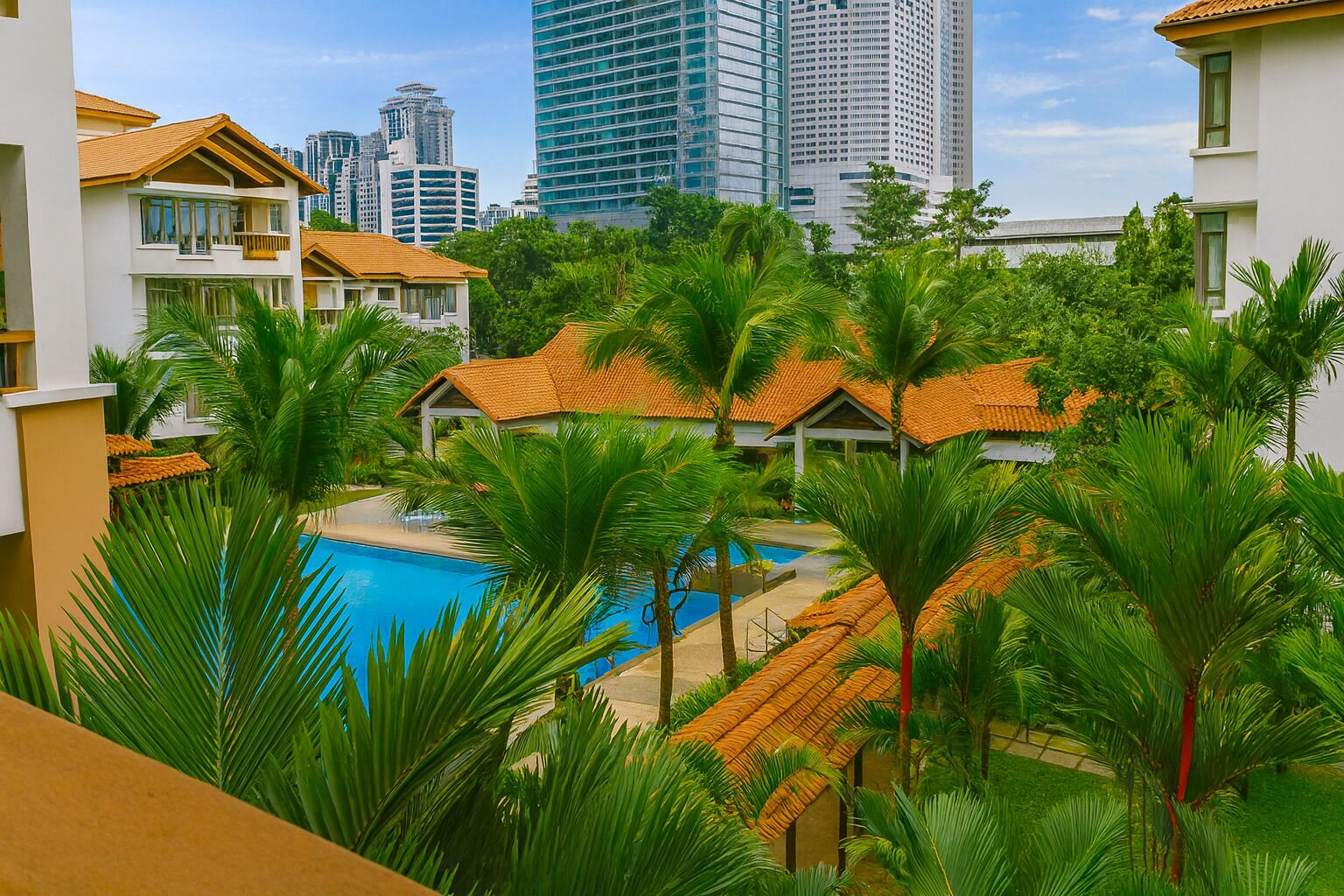 Outdoor pool, open 8:00 AM to 9:00 PM, pool umbrellas, pool loungers