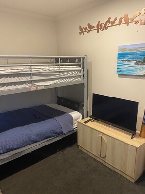 Desk, iron/ironing board, free WiFi, bed sheets