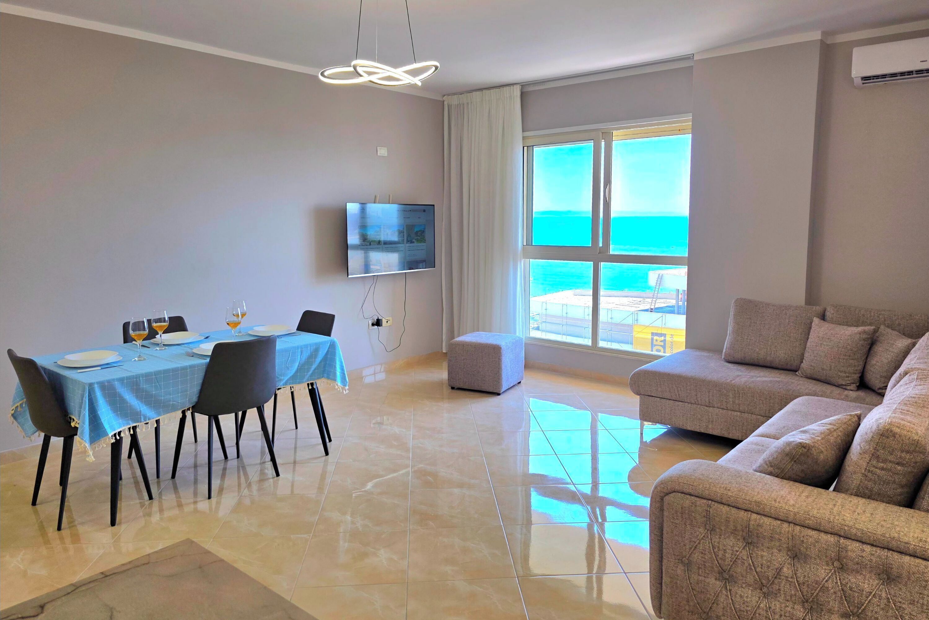Sea View Apartment In Durres Beach 100, Durres, Albania - Durrës