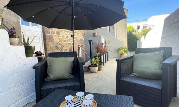Terrace/patio - Charming House Pink Granite Coast Perros Guirec (Perros-Guirec)