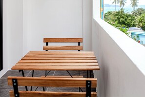 Standard Double Room, Partial Sea View | In-room safe, iron/ironing board, free WiFi