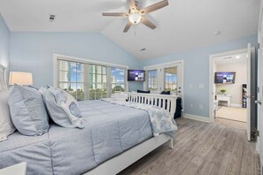 4 bedrooms, desk, iron/ironing board, travel cot - Sand Dollar | Spacious 4BR w/ Ocean Views + Pool (Myrtle Beach)