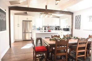 Fridge, microwave, oven, stovetop - Modern Farmhouse w/ Hot Tub • Fire Pit, Woods (Flagstaff)