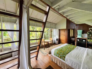 Ferienhütte, Bergblick