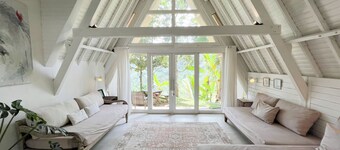 Frame Cabin with Endless Rice Field View