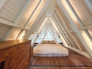 Cabana | Caixa forta a l'habitació i roba de llit 