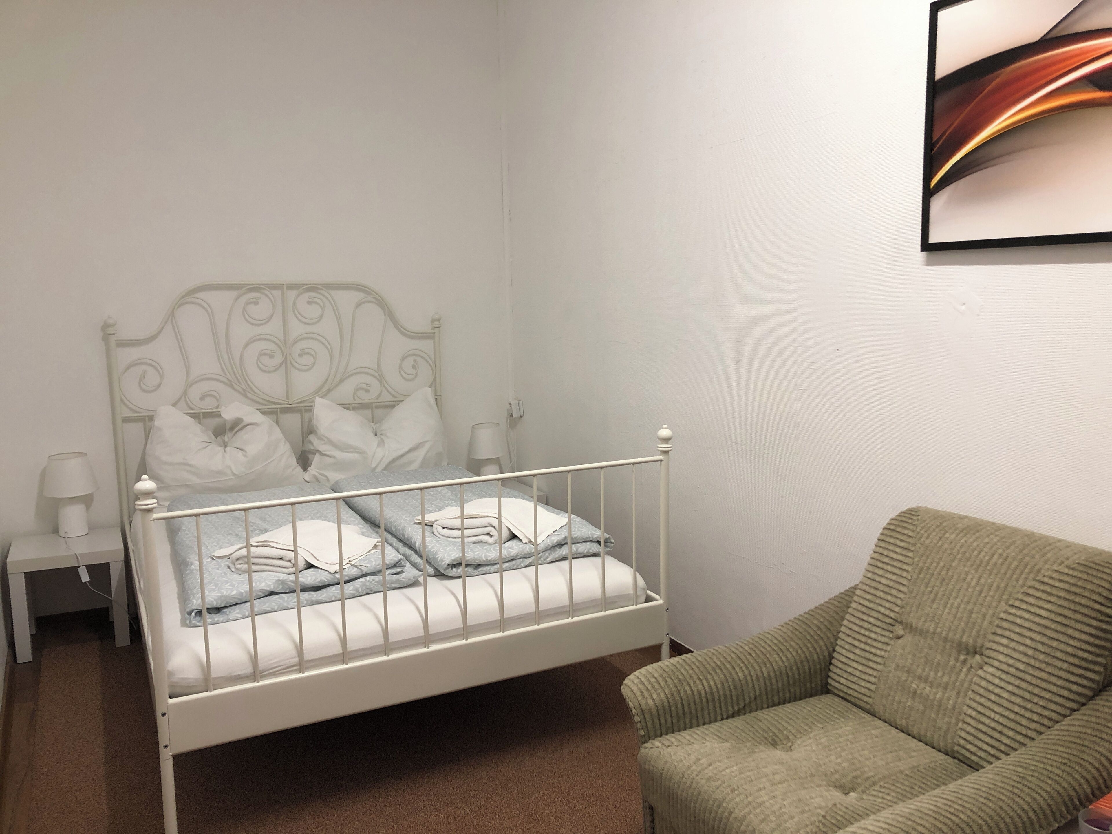 Basic-Apartment | Bügeleisen/Bügelbrett, kostenloses WLAN