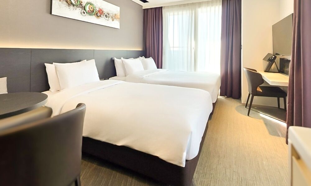 Family Twin Room | Individually decorated, individually furnished, free WiFi, bed sheets