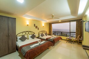 Family Room | Desk, soundproofing, free WiFi - Hotel Indira Nature Valley  (Mahabaleshwar)