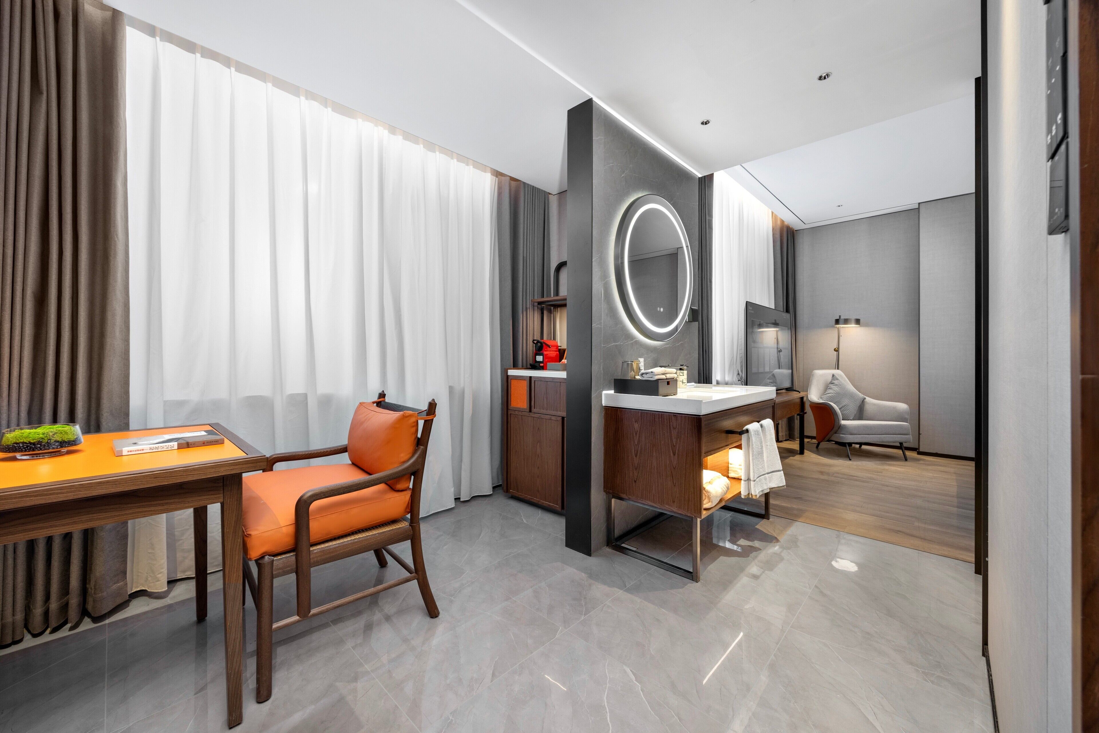 Executive-Doppelzimmer, Nichtraucher | Zimmersafe, Schreibtisch, laptopgeeigneter Arbeitsplatz