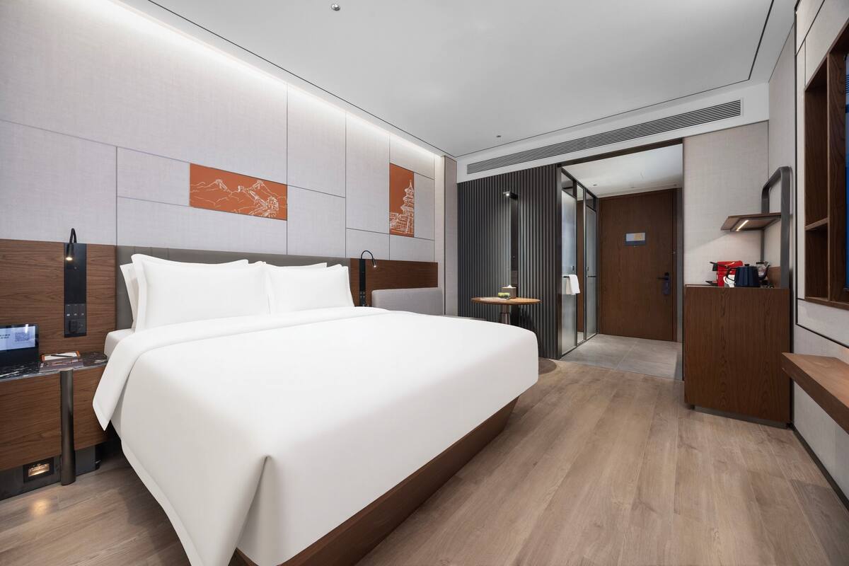 Chambre Double, non-fumeurs | Coffres-forts dans les chambres, bureau