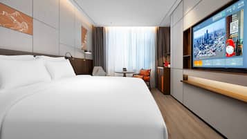 Habitación Deluxe doble, no fumadores | Caja fuerte, escritorio, espacio para trabajar con un portátil