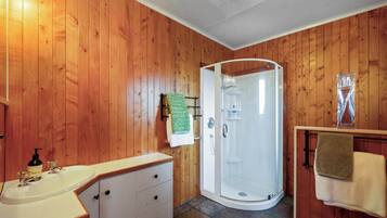 Shower, hair dryer