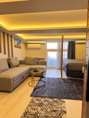 Panoramic-Apartment, Stadtblick | Ausblick vom Zimmer