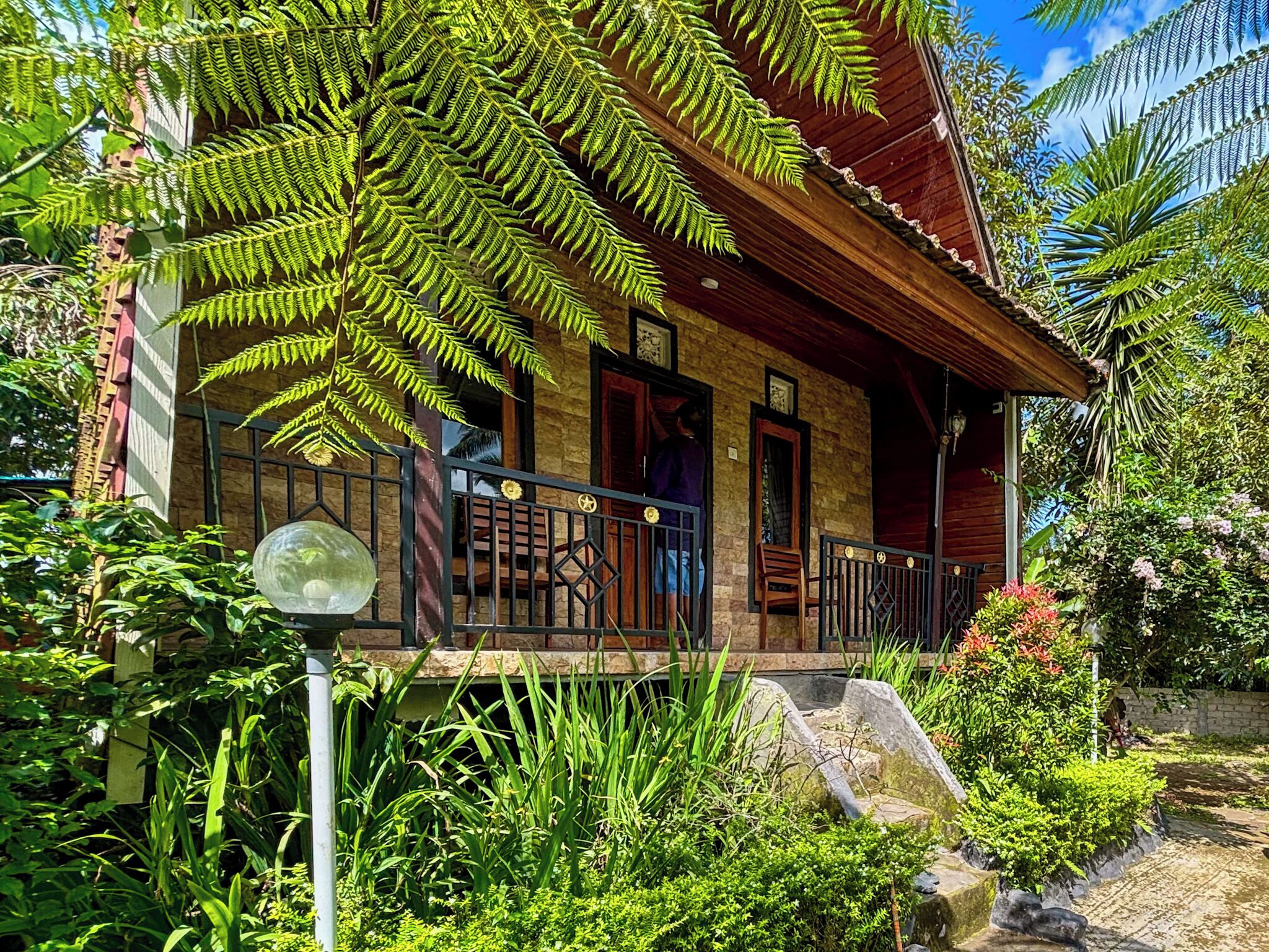 Bali Villa with Jungle View | Terrace/patio